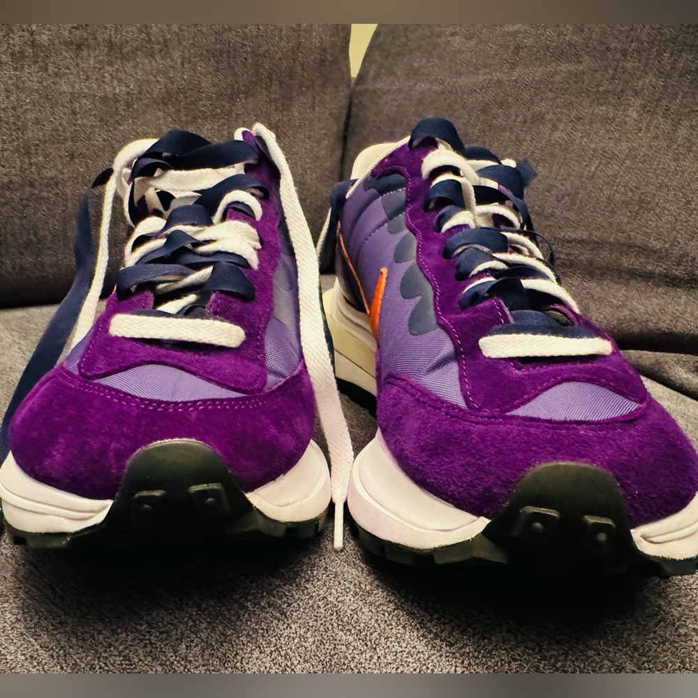 ✨SOLD✨Nike Vaporwaffle 'Sacai Dark Iris', Men's Size 10.5 - Picture 1 of 10